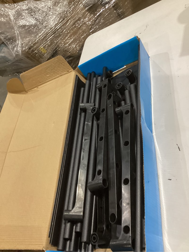 Condition photo showing As Is for Over Toilet Storage, 3-Tier Over-The-Toilet Storage Rack Sturdy Waterproof Bathroom Organizer Easy Assembly Toilet Shelf Rack for Living Room, Balcony(Black)