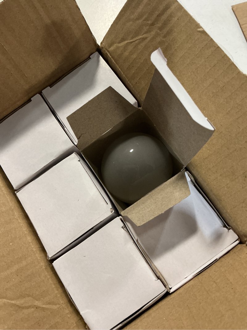 Condition photo showing Good Condition for 60 watt incandescent light bulbs, e26 a19 60w stepless dimming light bulbs 400lm, 3000k soft warm white, vintage clear glass incandescent filament bulb for home (6 pack)