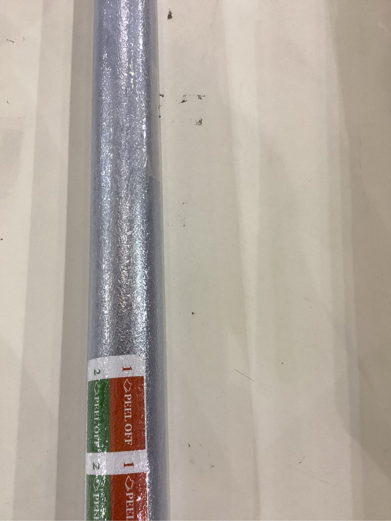Condition photo showing Good Condition for Frosted Glass Window Film, Privacy Window Cling UV Blocking, Non Adhesive Static Cling Coverings Film Decorative for Home Office, 23.6 x 118.1 Inches 23.6 x 118.1 Inch Clear