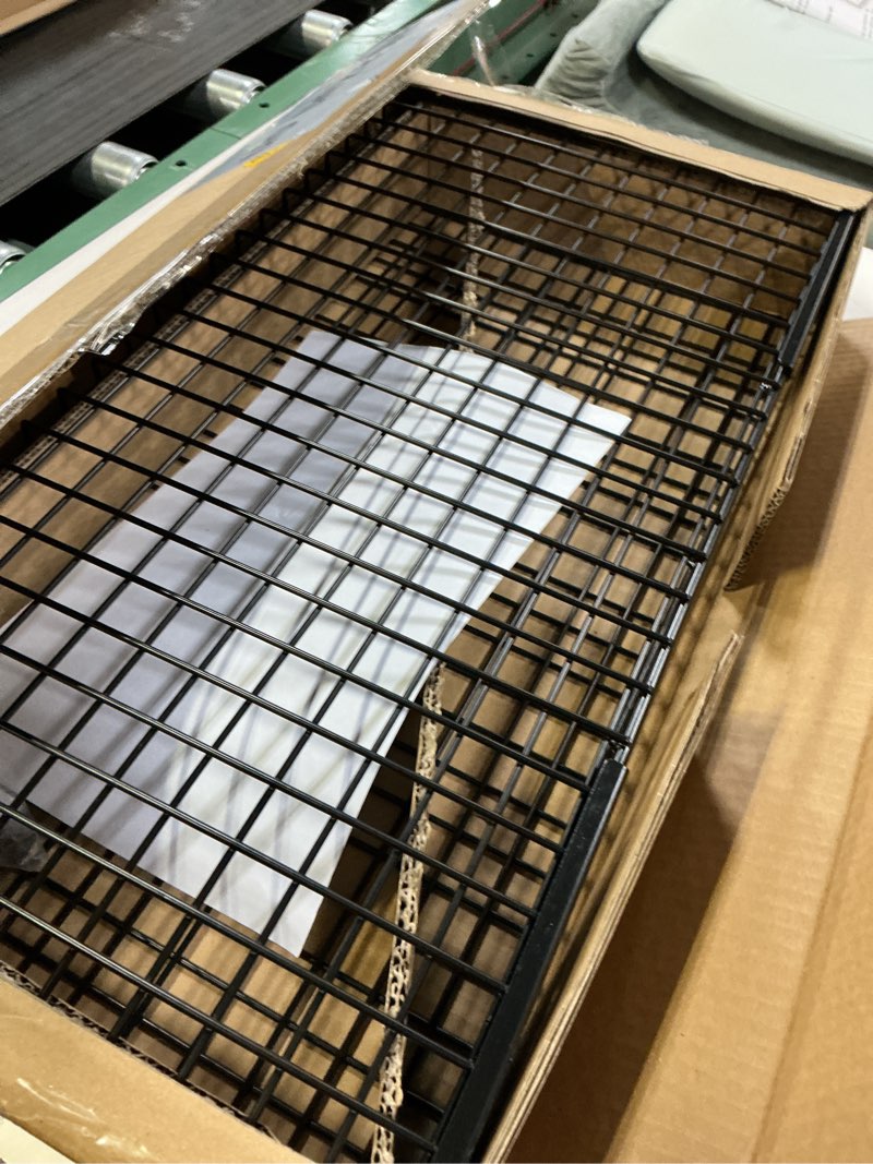 Condition photo showing Good Condition for WALMANN 2 Pack Garage Wall Shelf, 23.5" x 12" Wall Mounted Storage Shelves for Garage, Closet, Laundry Room, Heavy Duty Wall Shelving, Holds Up to 65 lbs(Black)