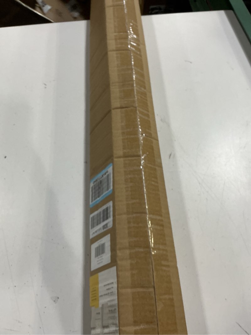 Condition photo showing New/Like New for 100% blackout cordless roman shades for indoor windows & french doors, 34 3/4" w × 48" h - blackout - natural blackout - natural 34 3/4" w × 48" h