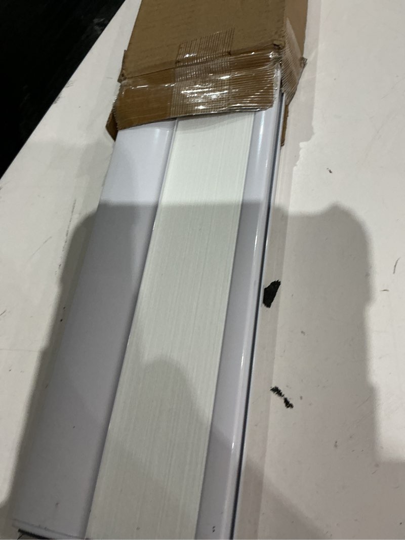 Condition photo showing Good Condition for no drill cellular shades for indoor windows, thermal insulating & noise reducing honeycomb blinds, cordless free stop blinds light filtering, white, 29 1/2" w x 64" h 29 1/2"w x 64"h white(light filtering)