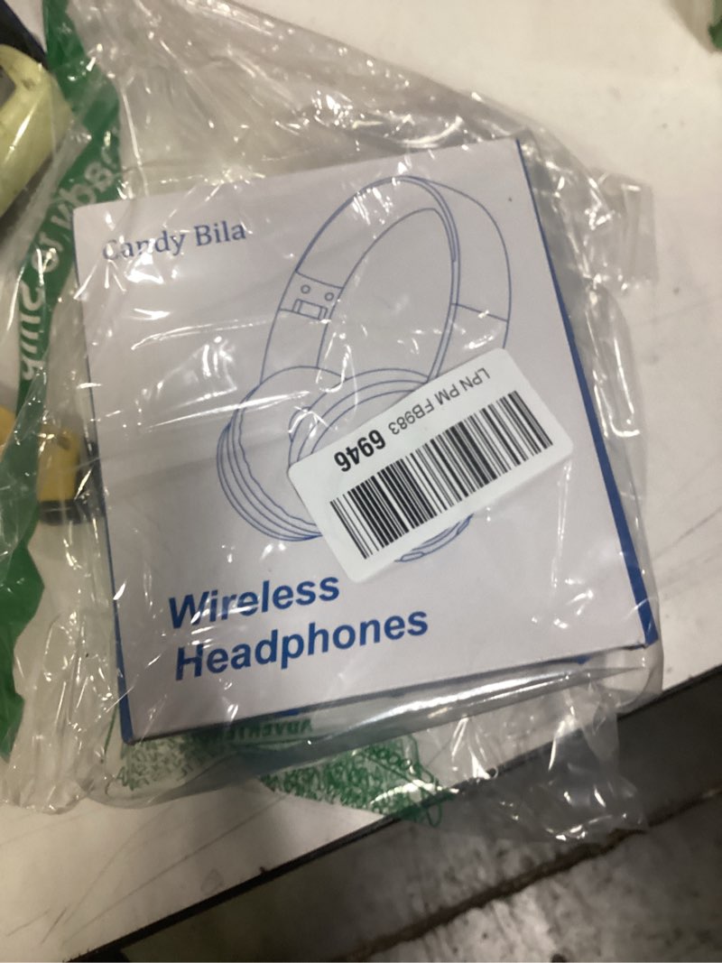 Condition photo showing New/Like New for Kids Bluetooth 6.0 Headphones with LED Light, 85Hours Playtimes, Type-C Fast Charging, 85/94dB Volume Limited, Comfort Wireless Headphones with Built-in Mic, Wired & TF Card Mode, Blue