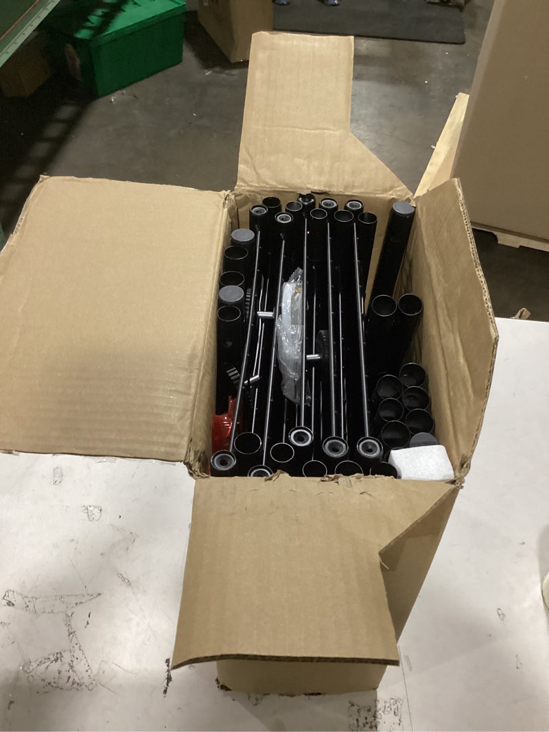 Condition photo showing Good Condition for Storage Shelves - 5 Tier Shelf Organizer, Heavy Duty Garage Shelving Unit with Leveling Feet, Stable Metal Shelves Organizer for Pantry, Kitchen and Closet, 33.0" W x 12.6" D x 72.0" H, Black Black 33.0W×12.6D×72.0H(5T)