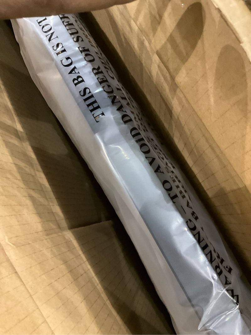 AmazonBasics Foldable Metal Platform Bed Frame for Under-Bed Storage - Tools-free Assembly, No Box S