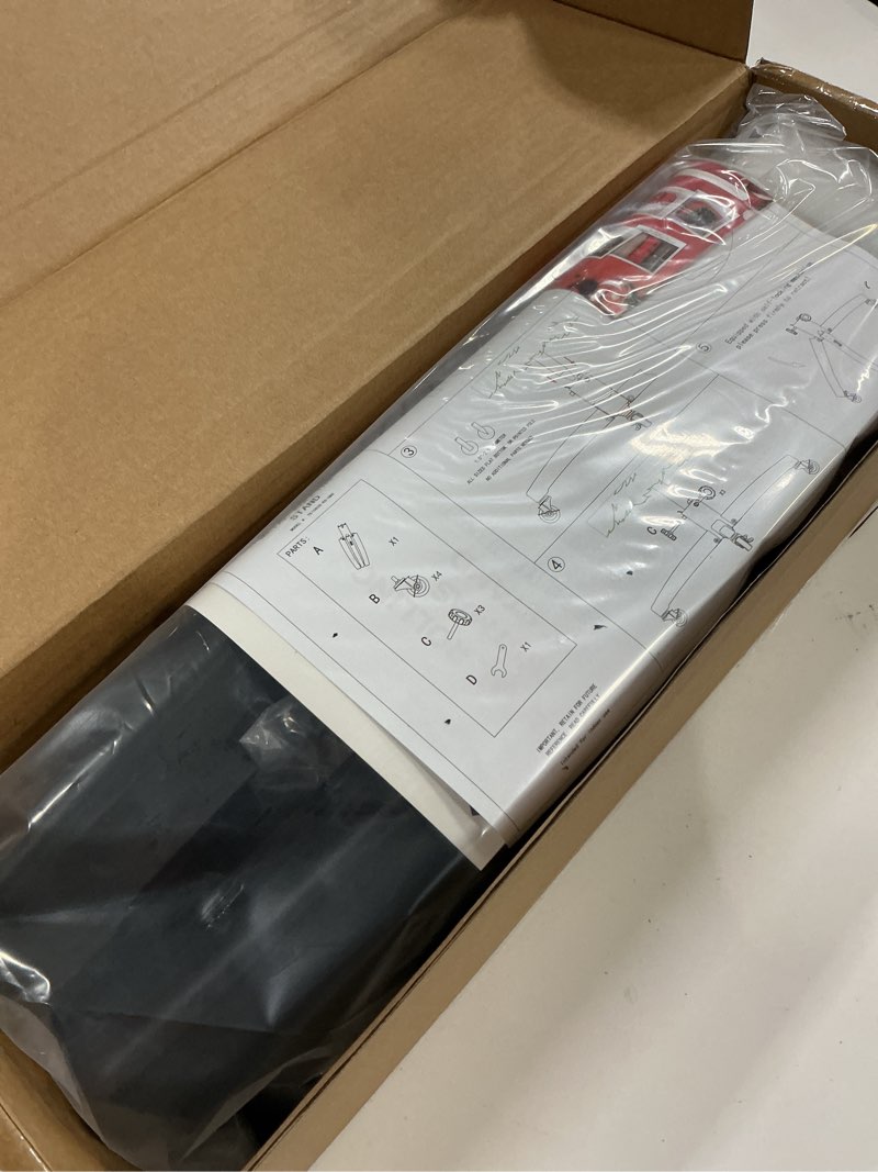 Condition photo showing New/Like New for Rolling Christmas Tree Stand for up to 9 Foot Artificial Trees - Heavy-Duty Xmas Tree Stand Base with Casters and Adjustable Base - Compatible with Most Upright Tree Bags – Up to 154 lbs. Up to 9ft