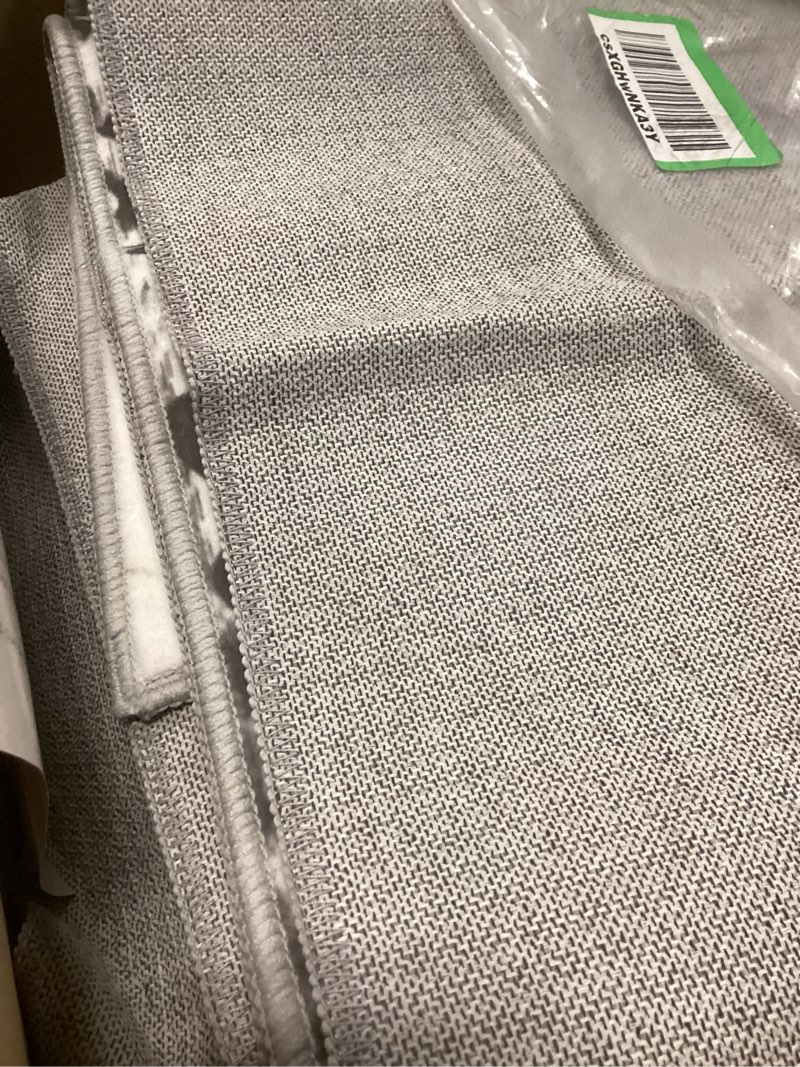 Condition photo showing As Is for HEBE Washable Area Rug 8'x10' Non Slip Soft Distressed Medallion Bedroom & Living Room Rugs Vintage Entry Floor Carpet for Dining Room Bathroom Entryway 8' x 10' Grey