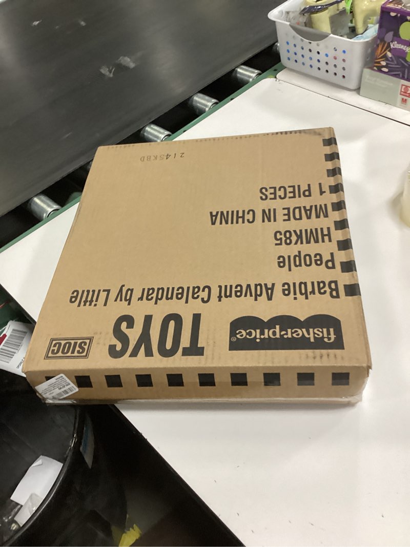 Condition photo showing New/Like New for Fisher-Price Little People Barbie Toddler Toy 2025 Advent Calendar Playset, 24 Christmas Figures & Pieces for Pretend Play Kids Ages 18+ Months