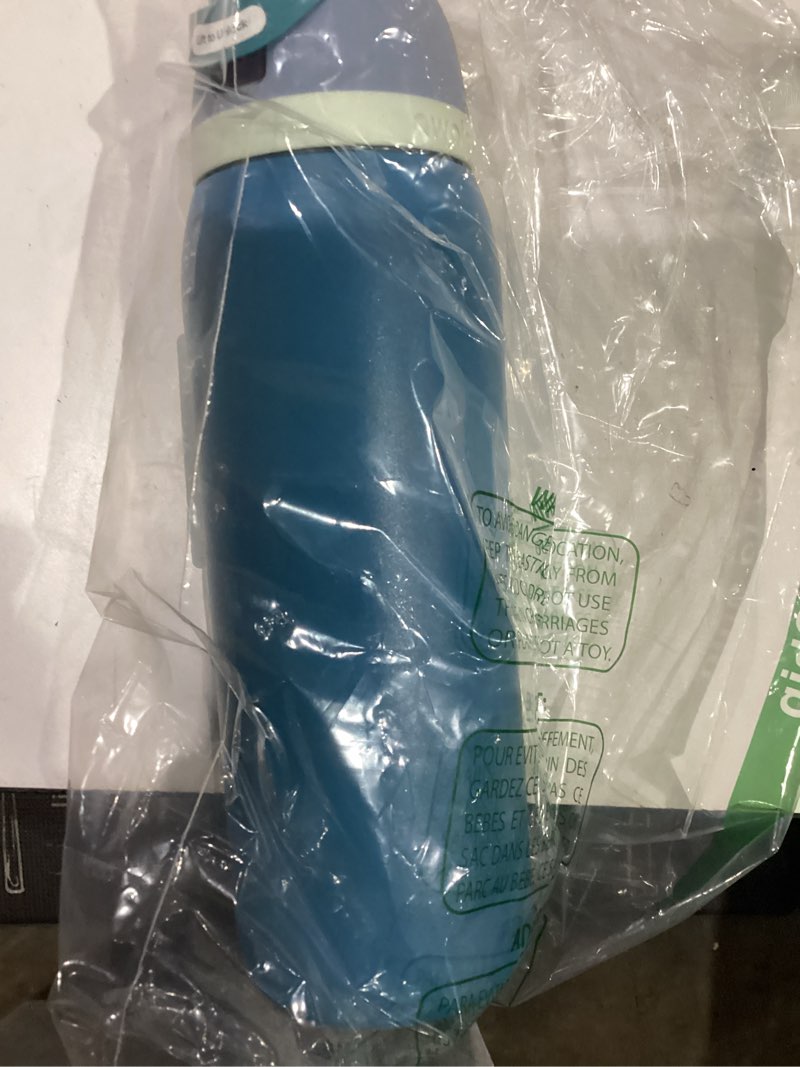 Condition photo showing New/Like New for Owala FreeSip Insulated Stainless Steel Water Bottle with Straw, BPA-Free Sports Water Bottle, Great for Travel, 40 Oz, Denim Denim 40 Ounces