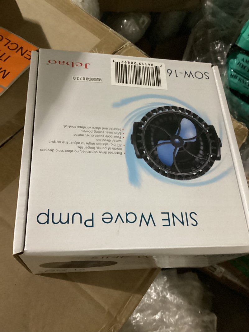 Condition photo showing New/Like New for Jebao SOW-16 SINE Aquarium WAVEMAKER PUMP W/ CONTROLLER (317-4,226 gph