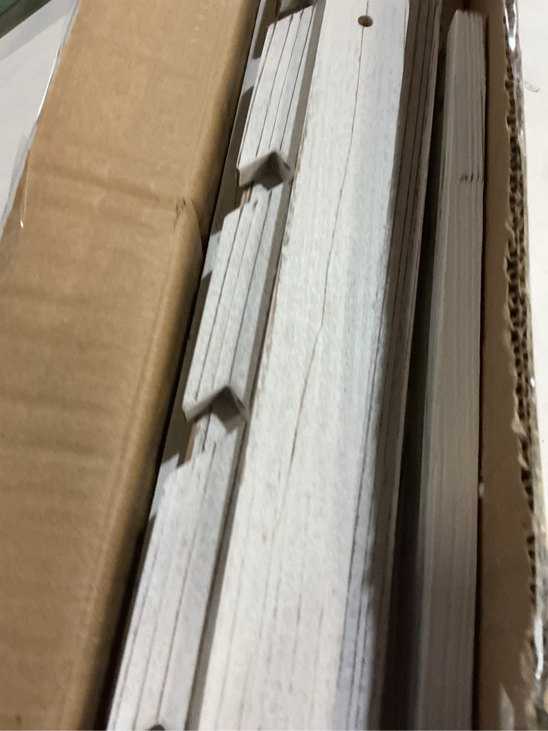 Condition photo showing Good Condition for SwallowLiving 5 Tier Wooden Rustic Cupcake Stand for 30 Cupcakes, Stepped Wood Display Stand for Weddings, Tiered Party Table Display Riser for Food , Dessert, Cookie, Decor, Craft Show, White White | 5-tier