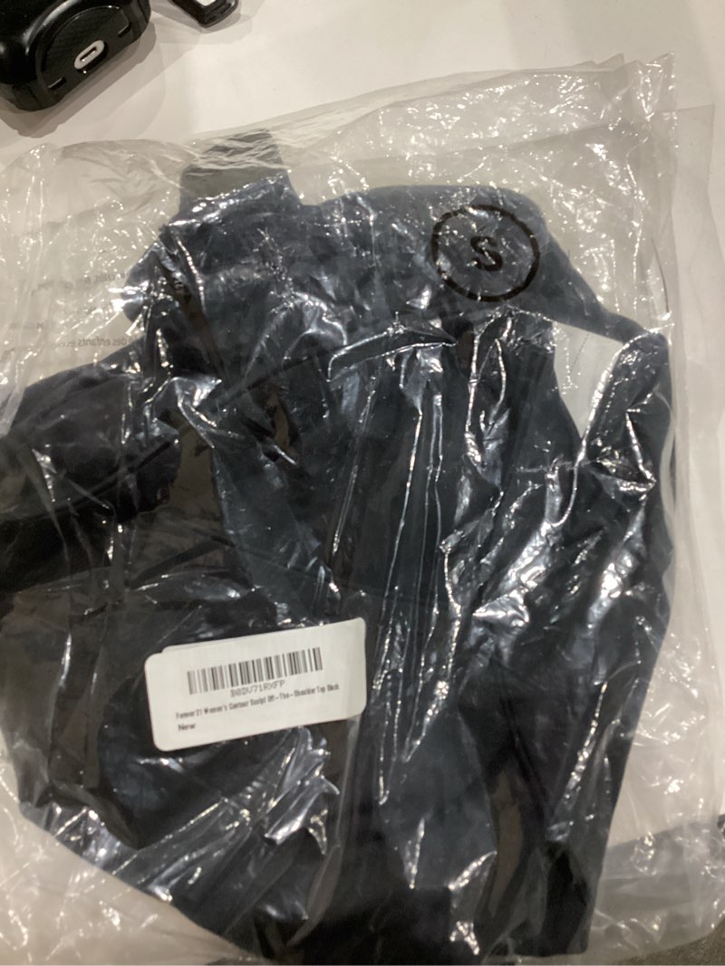 Condition photo showing New/Like New for Forever 21 Women's Contour Sculpt Off-The-Shoulder Top Small Black