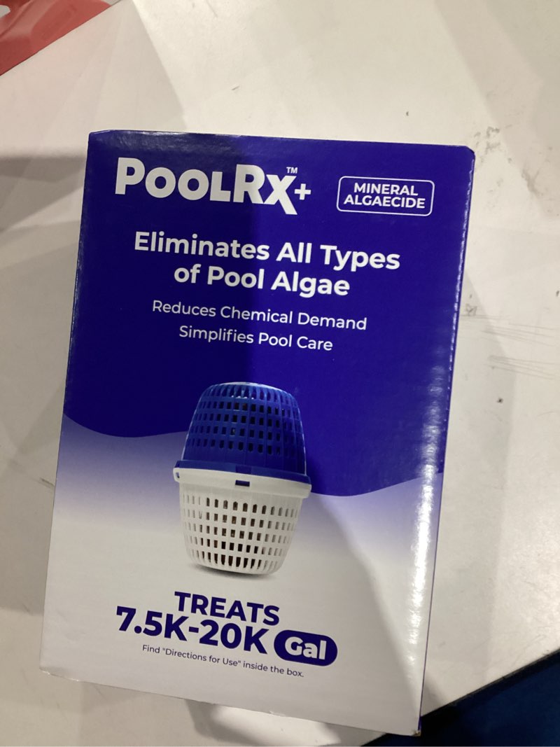 Condition photo showing New/Like New for PoolRX+ pool unit 7.5k-20k gallons