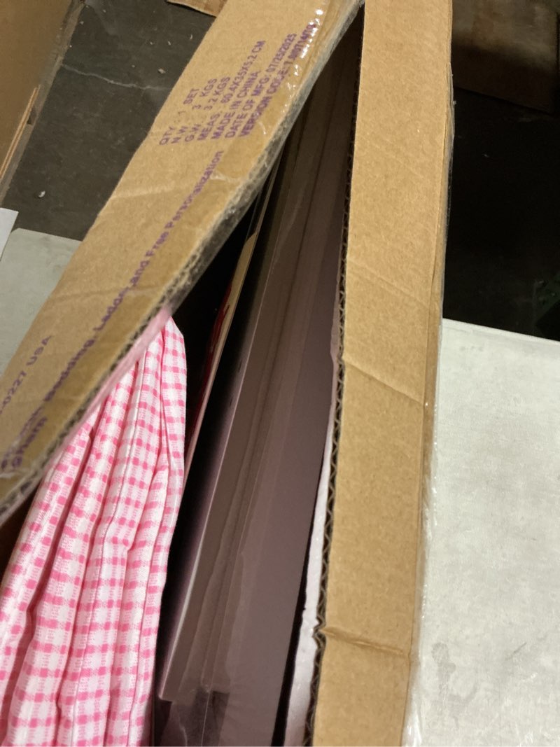 Condition photo showing Good Condition for Badger Basket Doll Bunk Bed with Bedding & Ladder - Two Level Wooden Bed for Dolls, Includes Bedding & Accessories- White/Pink Gingham