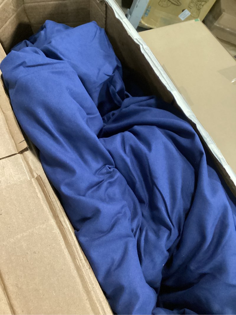 Condition photo showing As Is for (Similar)Bare Home Ultra Soft Washed Microfiber Queen Duvet Cover with 2 Standard Pillow Shams, Linen-Like Look, Easy Care, Hypoallergenic, Our Softest Duvet Cover Set (Queen, Bering Sea) Queen 07 - Bering Sea