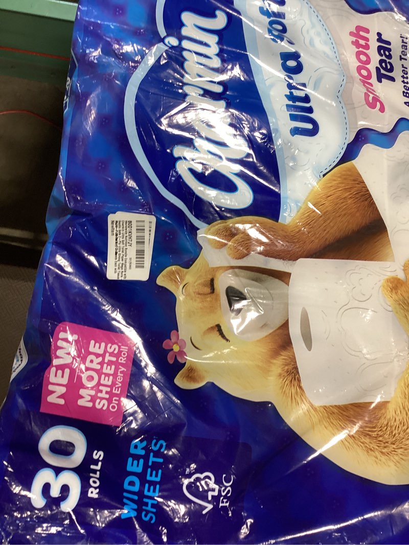 Condition photo showing New/Like New for charmin ultra soft bath tissue, 2-ply, 213 sheets, 30 rolls