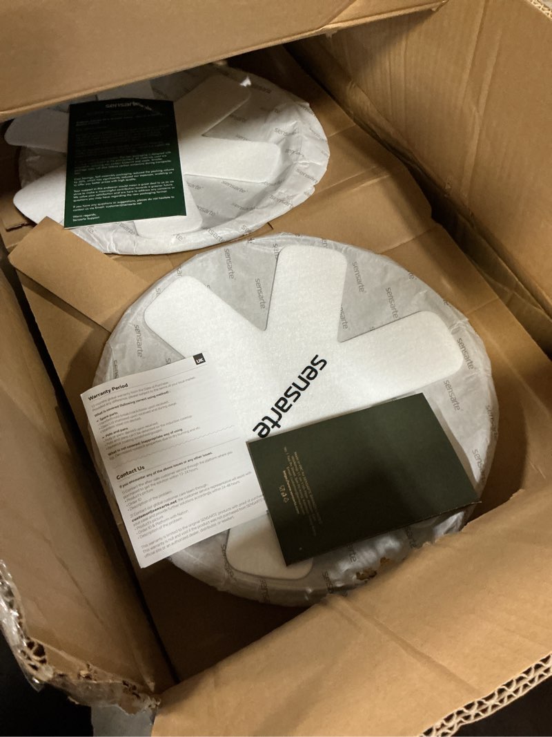 Condition photo showing Good Condition for SENSARTE Ceramic Cookware Sets, Pots and Pans Set Non stick, Non toxic Healthy Induction Cookware, 26 Pcs Nonstick Kitchen Cooking Set, w/Frying Pans Set, Saucepans Set Ceramic White