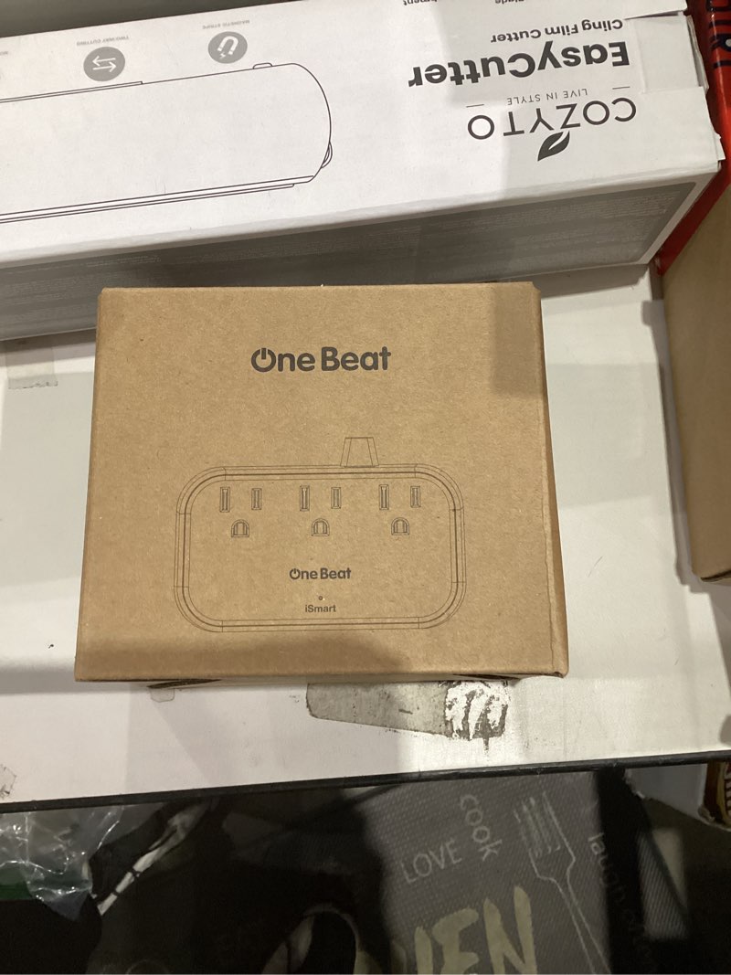 Condition photo showing New/Like New for One Beat 1 Pack Cruise Essentials,5 Ft Flat Extension Cord, 3 Outlets 4 USB Ports(2 USB C) Flat Plug Power Strip,USB Charging Station with Non Surge Protector for Cruise Ship,Travel,Dorm Essentials 1 Pack White