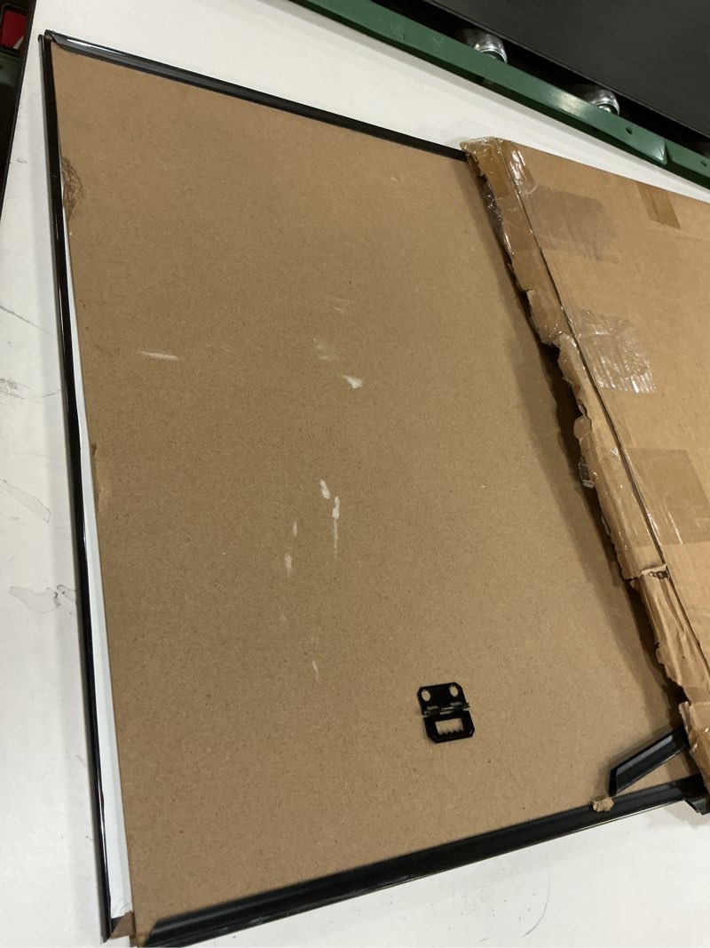 Condition photo showing As Is for ELSKER&HOME 20x30 Frame 3 Pack, Black 20x30 Poster/Picture Frame for Horizontal or Vertical Wall Mounting, Sturdy and Scratch-proof Black 20 x 30