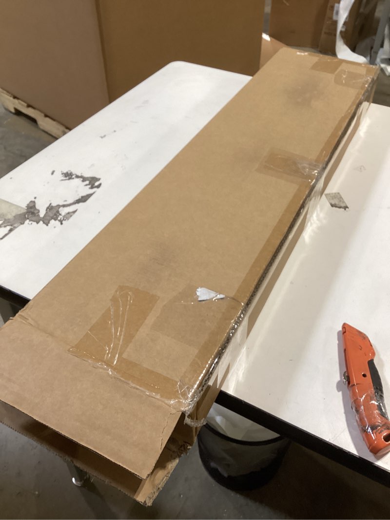 Condition photo showing New/Like New for Cordless Faux Wood Blinds 29" W x 72" H, 2 Inch Slat Horizontal Windows Blinds with Crown Valance, Room Darkening Blinds, White Blinds for Home Interiors. 29"W x 72"H