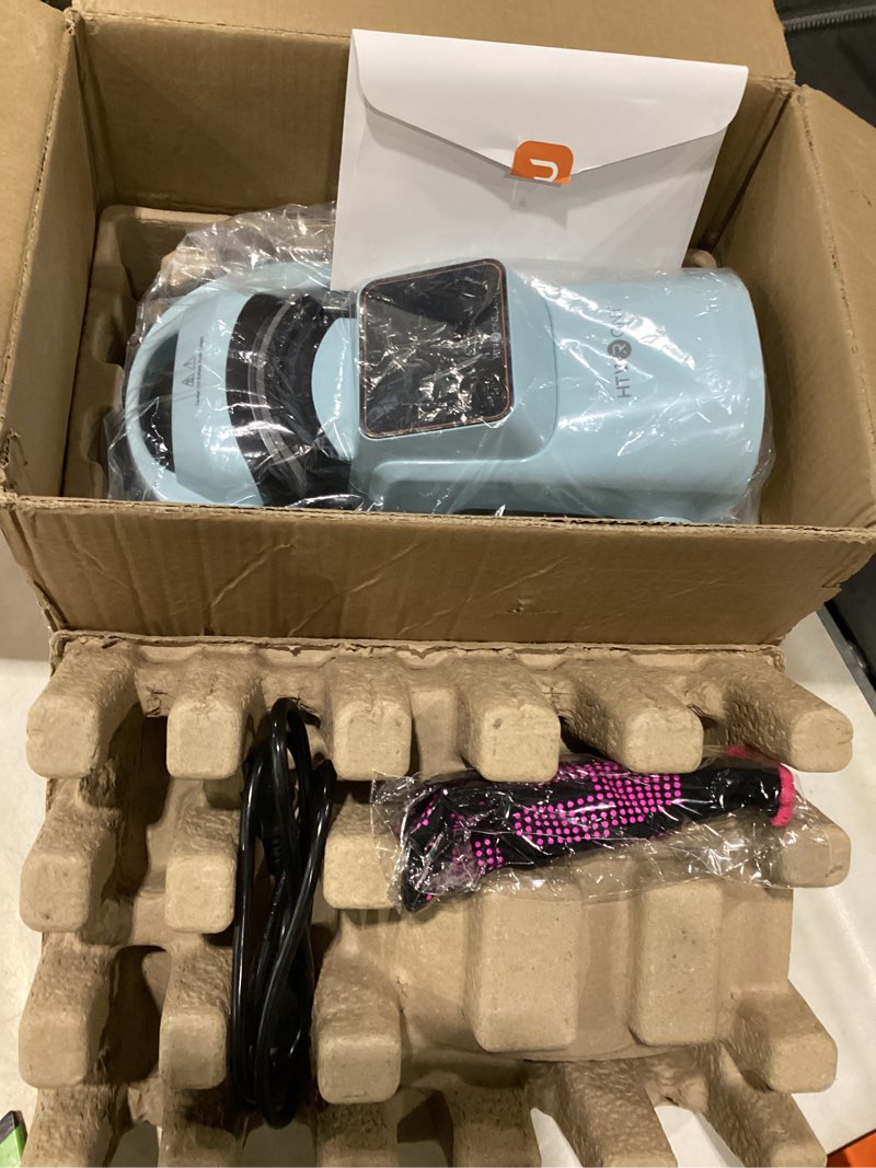 Condition photo showing Good Condition for htvront auto hat press machine - hat heat press machine with precise temp&timer control, hat heat press machine for caps with 2 platens, compatible with dtf film, embroidery, sublimation (blue)