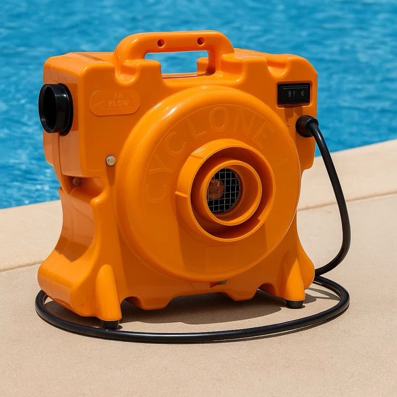 Air Supply of the Future Cyclone Pro 3HP Pool Line Blower & Liner Vac – 120V 2-Stage for Winterizing Pools