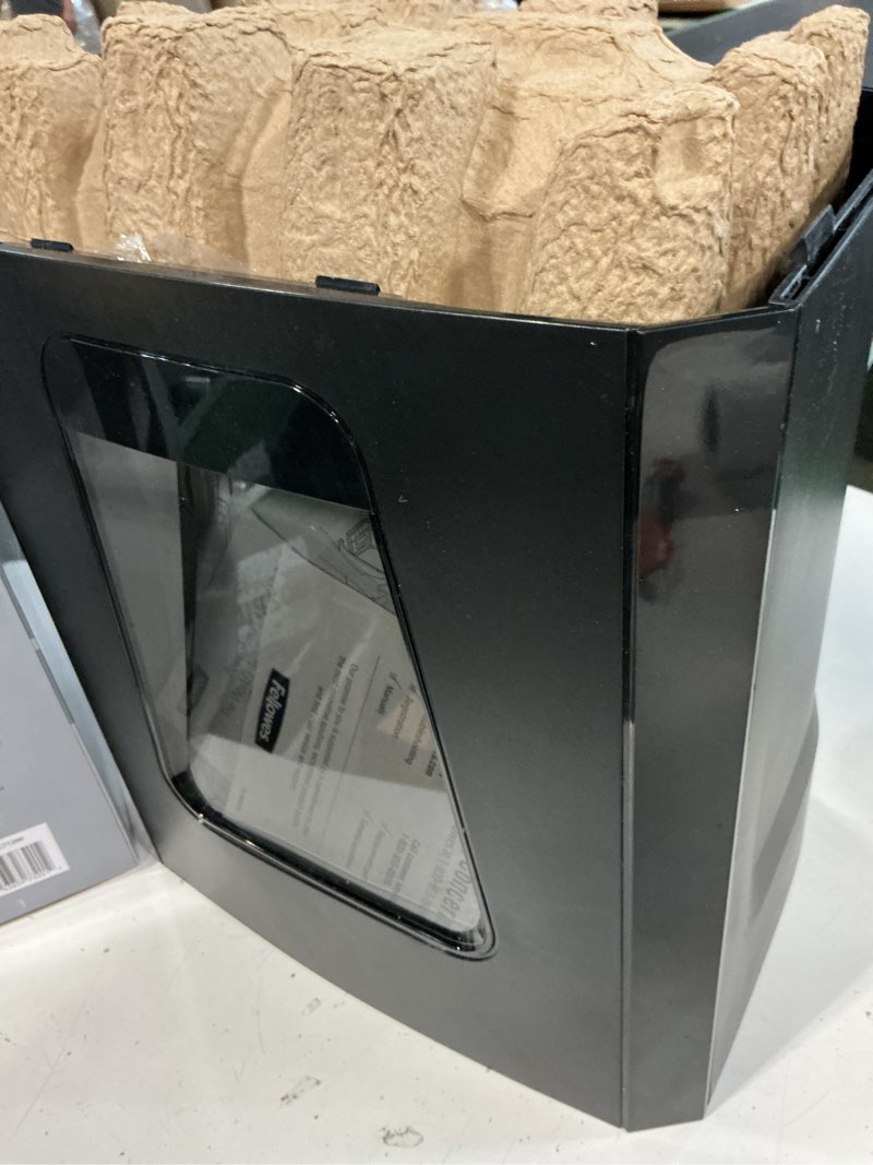 Condition photo showing Good Condition for fellowes powershred 12 sheet cross-cut paper home office paper shredder, 19.50" h x 9.69" w x 13.44" d