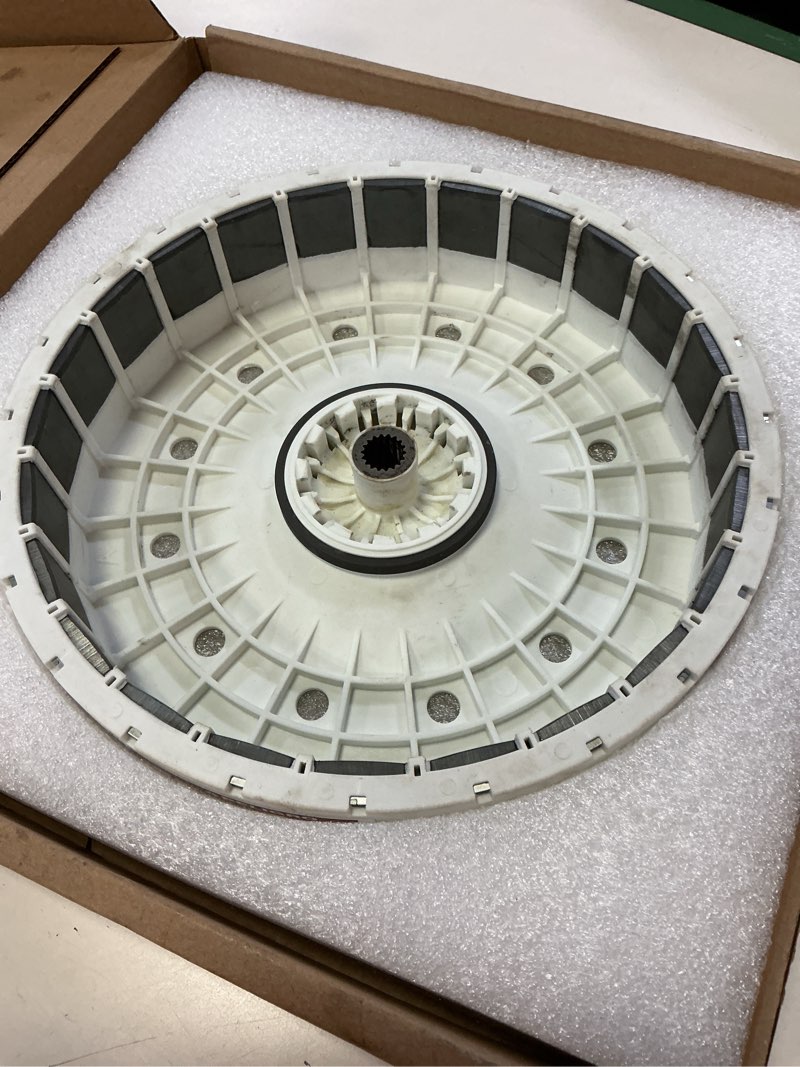 Condition photo showing Good Condition for W10754161 Washer Rotor Compatible with Whirlpool Maytag Crosley Kenmore, Replacement Part W10447979 AP5956755 3452769 PS10064560 EAP10064560