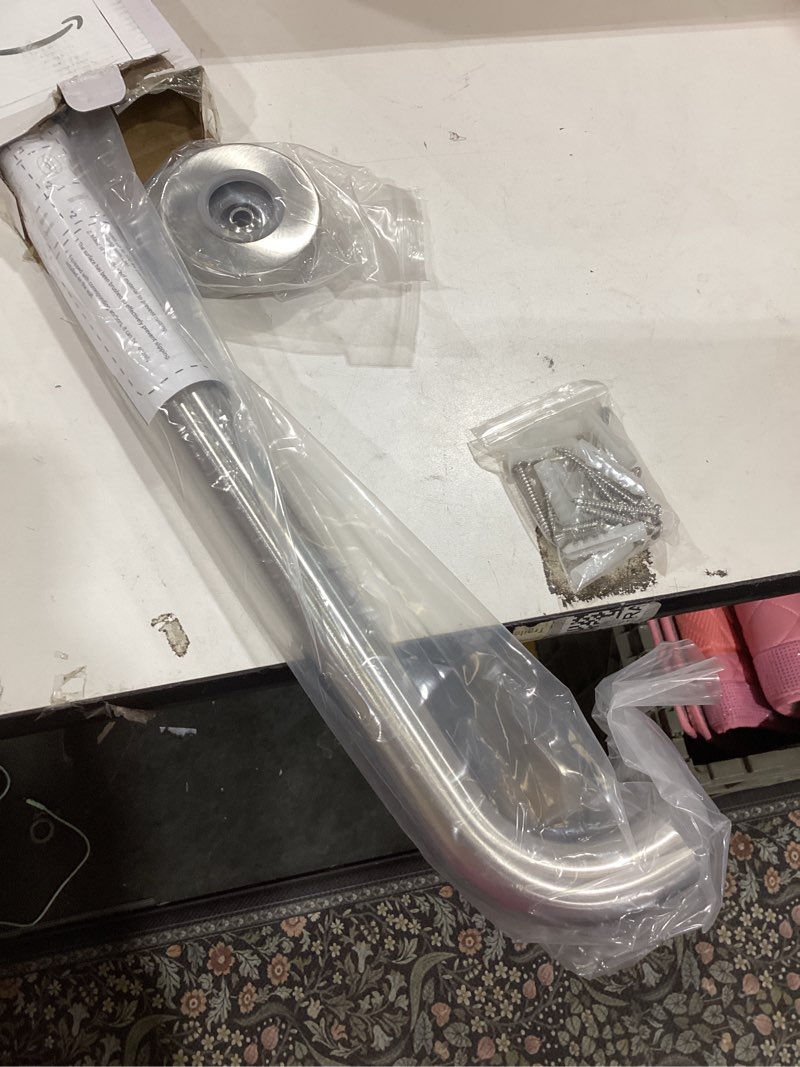 Condition photo showing Good Condition for AmazerBath Grab Bars for Bathtubs and Showers Anti Slip, Shower Grab Bars for Seniors Stainless Steel, Handicap Grab Bars, Bath & Shower Grab Bars, Thickened Bar Holds 500LBS, 20" L x 1.25" D 20"L x 1.25"D Brushed Nickel