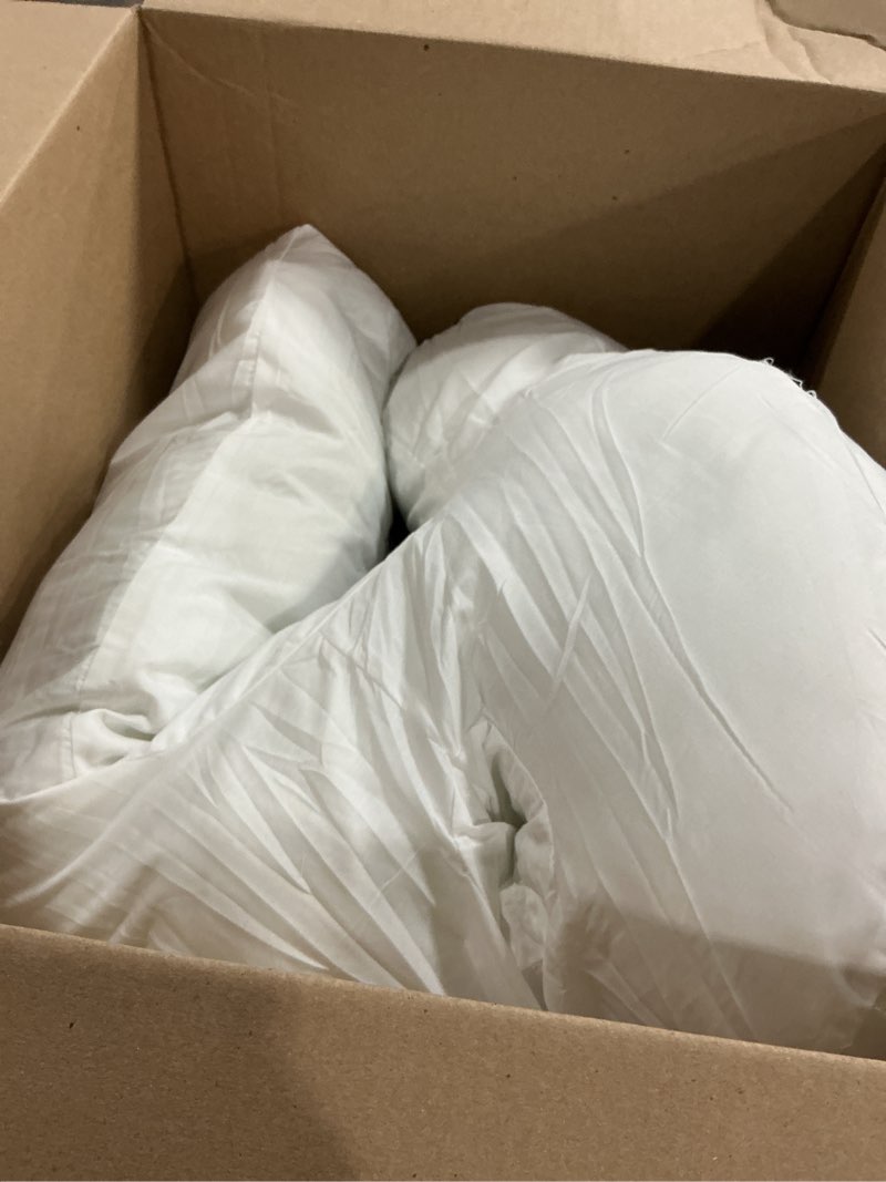 Condition photo showing As Is for DMI Protective Pillowcase for The Side Sleeper Pillow, Extends Product Life of Pillow, Protects Against Moisture & Stains, Zipper & Snap Enclosure, FSA & HSA Eligible, White Side sleeper pillowcase