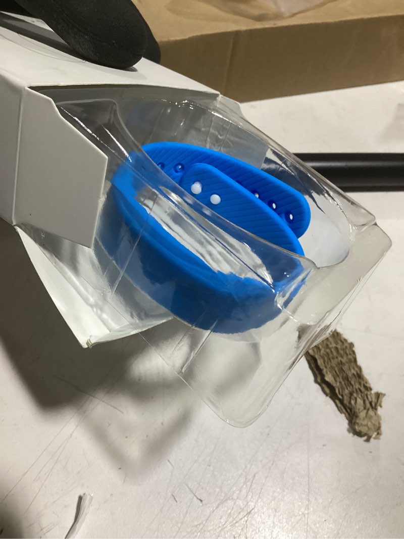 Condition photo showing Good Condition for vibrating alarm clock watch for heavy sleepers, silent wake up bracelet & smart wristband, wearable vibration wrist alarm, non-audible sleep wristband for men & women blue