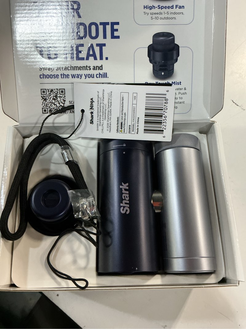 Condition photo showing Good Condition for shark chillpill 2-in-1 personal cooling system, fan & dry-touch mist
