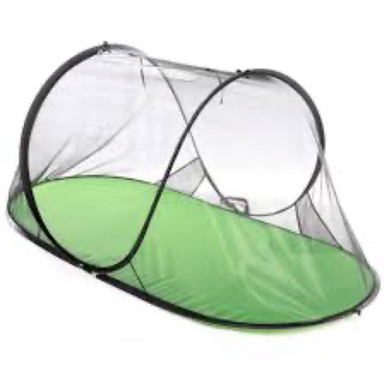 Portable Mosquito Net Tent | Pop-Up Design, High-Density Mesh for Outdoor/Summer Camps with Storage Bay, Fits Twin Bed | Oversized 79" L x 31" W x 22" H