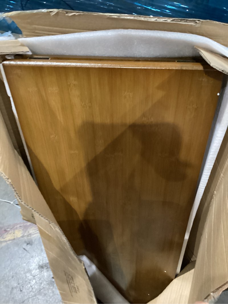 Condition photo showing Good Condition for folding coffee table, foldable japanese floor table no assembly, low coffee table for sitting on the floor, small coffee tables for living room meditation tea room tatami dining 39.4 inch