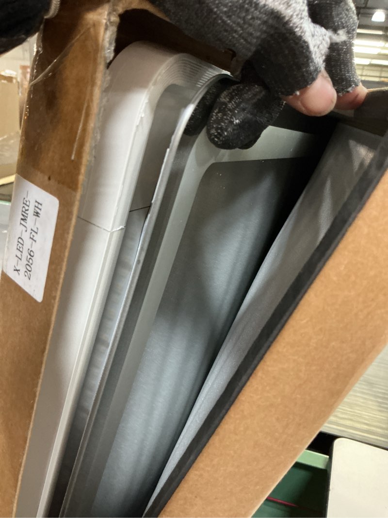Condition photo showing Good Condition for 56x20 full length mirror with led lights, led mirrors full length floor mirror full body mirror for bedroom wall mounted free standing 56"l×20"w rectangle