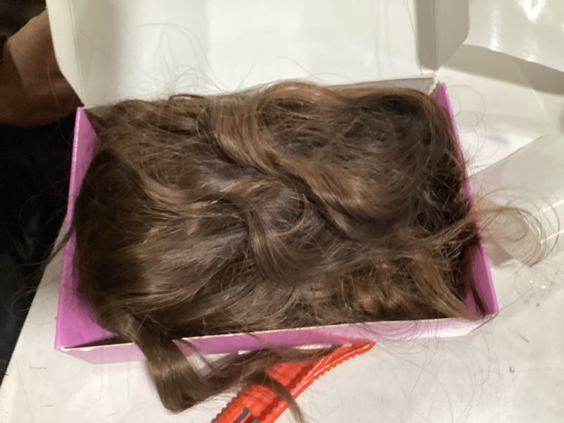 Condition photo showing Good Condition for lativ brown highlights wig with bangs short wigs for women bob wavy curly synthetic hair heat resistant natural appearance for everyday cosplay use 14 inch brown highlights#