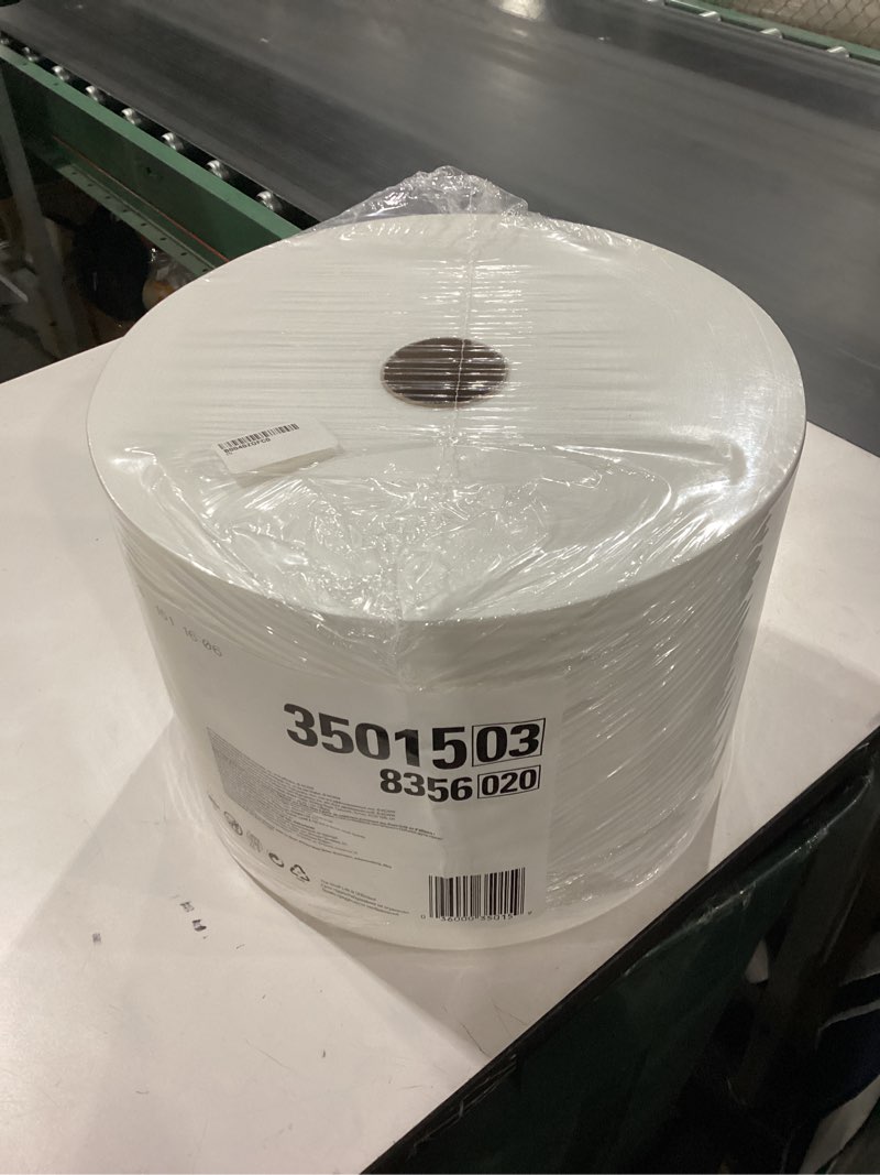Condition photo showing New/Like New for Wypall X50 Disposable Cloths (35015)  Jumbo Roll  9.8 x 13.4  White  1 100 Sheets per Roll