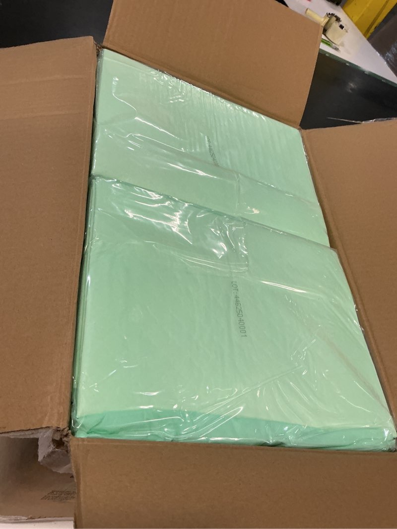Condition photo showing Good Condition for medline super absorbent underpad, 36" x 36", 50 count, extra large disposable incontinence pads, protective bed pads, chucks, for kids, adults, elderly, furniture & surface protection pee pad 36 inches x 36 inches (50 count)