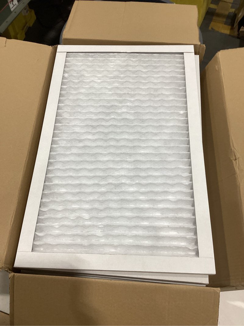Condition photo showing As Is for filtrete 16x25x1 ac furnace air filter, merv 11, mpr 1000, micro allergen defense, 3-month pleated 1-inch electrostatic air cleaning filter, 4 pack (actual size 15.69 x 24.69 x 0.81 in)