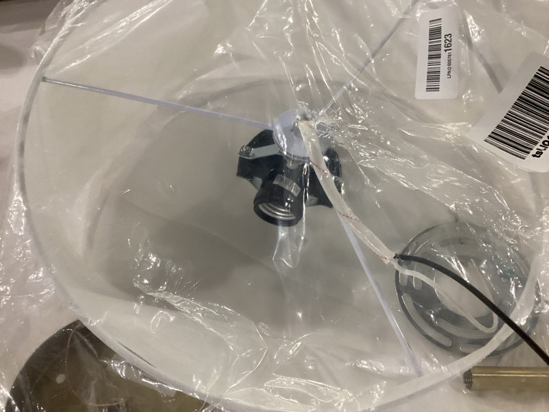 Condition photo showing As Is for drum-style ceiling light