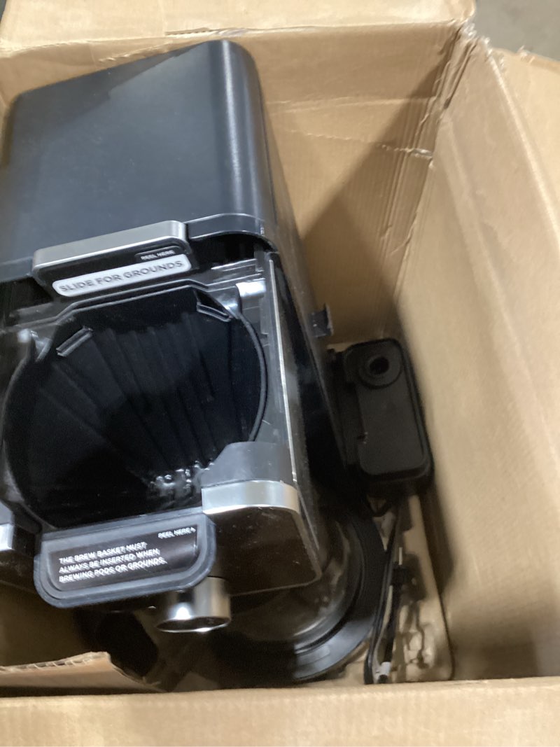 Condition photo showing As Is for Ninja Drip Coffee Maker With K Cup Combo, DualBrew Pro Specialty Coffee System, Coffee Machine Compatible with K-Cup Pods, 12 Cup Single Serve Coffee Makers with Paper Filter, CFP301 Frother + Paper Filter