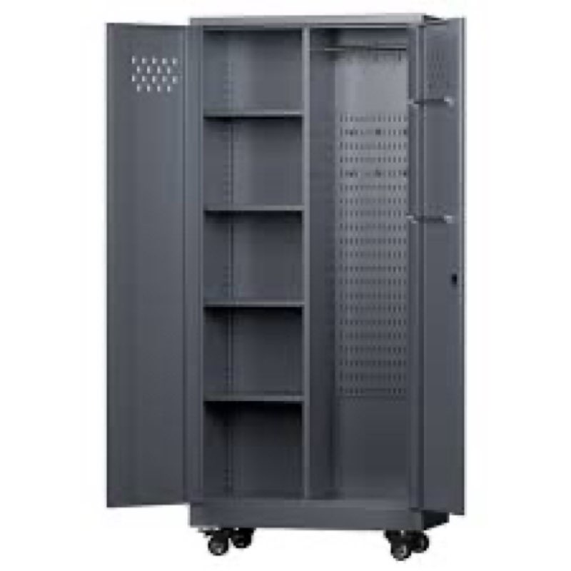Habibatou 6 Piece Metal Single Storage Cabinet ( 70.87'' H x 31.5'' W x 15.75'' D)