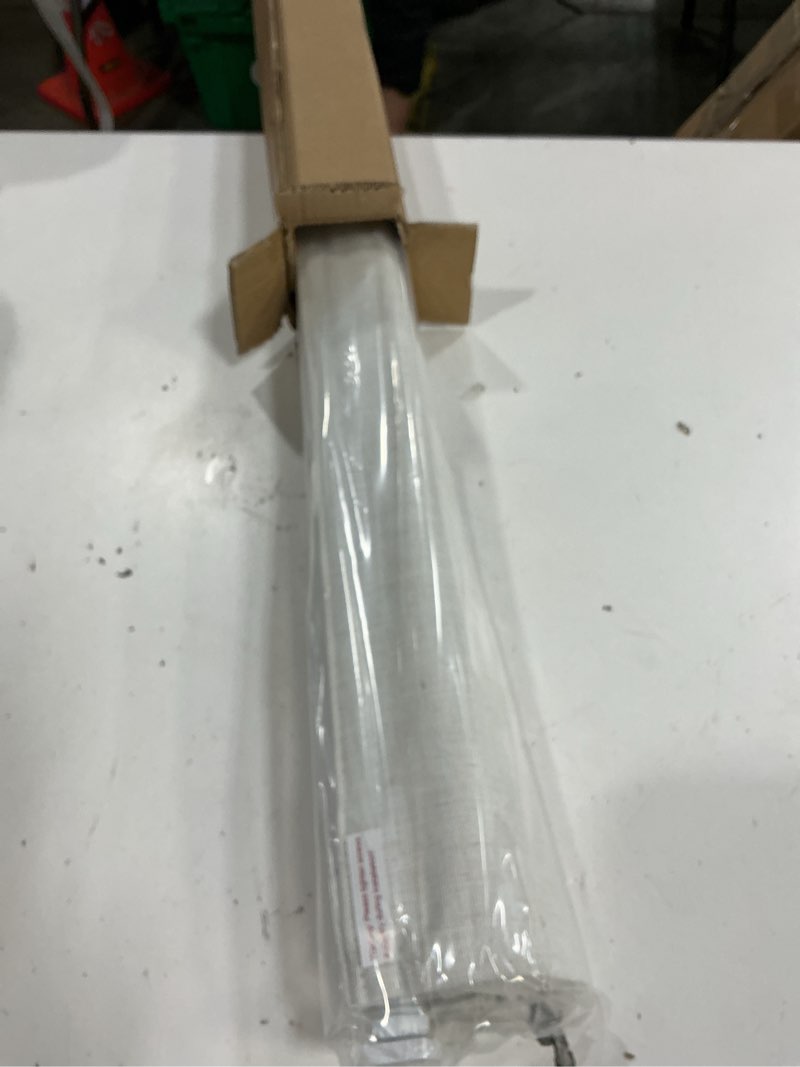 Condition photo showing New/Like New for lazblinds no tools no drill cordless roman shades for windows, blackout thermal insulated uv blocking window blinds, room darkening fabric blinds for indoor windows, 31'' w x 48'' h, off white blackout - off white 31" w x 48" h