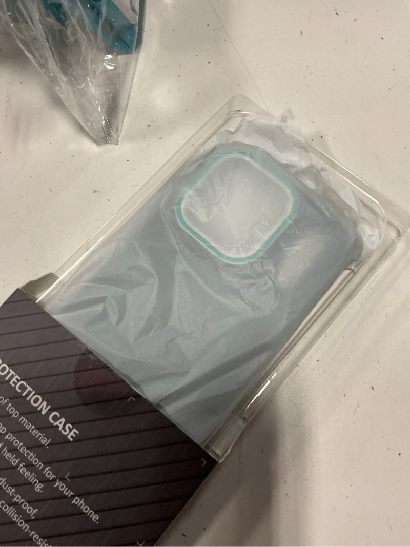 Condition photo showing New/Like New for magnetic 3 in 1 for iphone 17 pro case, [omni-directional protection] with 1x screen protector + 1x camera cover, [seamless work with magsafe] shockproof slim thin matte case for iphone 17 pro green iphone 17 pro 6.3" green