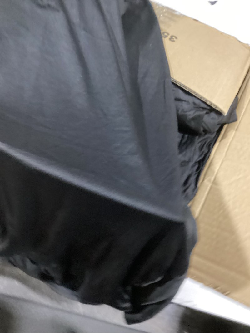 Condition photo showing Good Condition for 50 Pieces Black Chair Covers - Versatile Stretch Polyester Spandex Dining Chair Slipcovers for Dining, Party, Wedding, Banquet, and More Black 50PCS