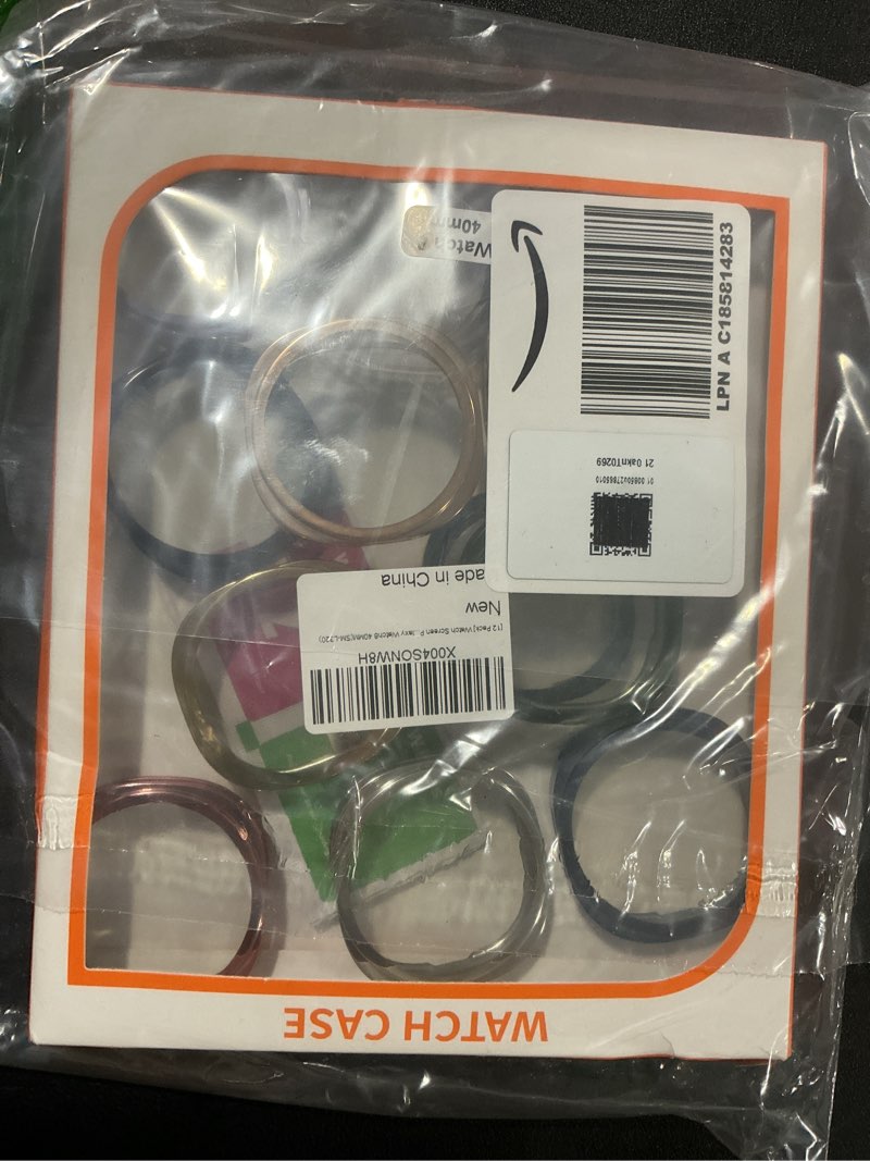 Condition photo showing As Is for [12 Pack] Watch Screen Protector for Galaxy Watch8 40mm, Soft TPU Watch Case Protective Cover for Samsung Galaxy Watch8 40MM(SM-L320) 12 Color Pack Galaxy Watch 8 (40mm)