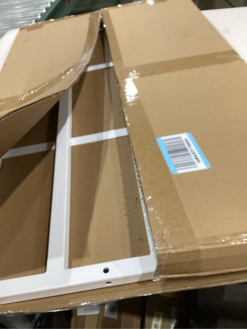 Condition photo showing Good Condition for Fixed Window Safety Guard 19”x 54” Adjustable Width Prevents Accidental Falls, Non-Egress, Tamper Resistant Screws Included, White, Single Pack 19x54 inches