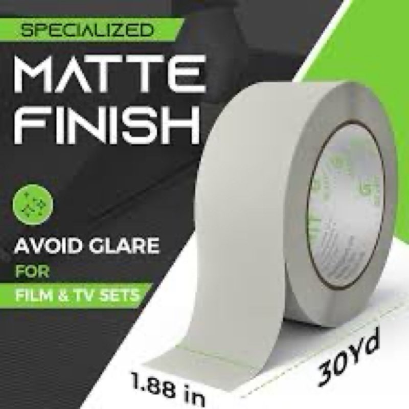 gearit gaffer tape (24-pack, 1.88in, 30yd each) white gaffers tape, heavy-duty waterproof, easy to t