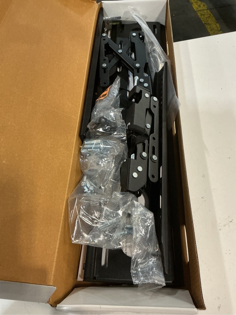 Condition photo showing As Is for utilitech tv mount tilt indoor wall tv mount fits tvs up to 90-in (hardware included)