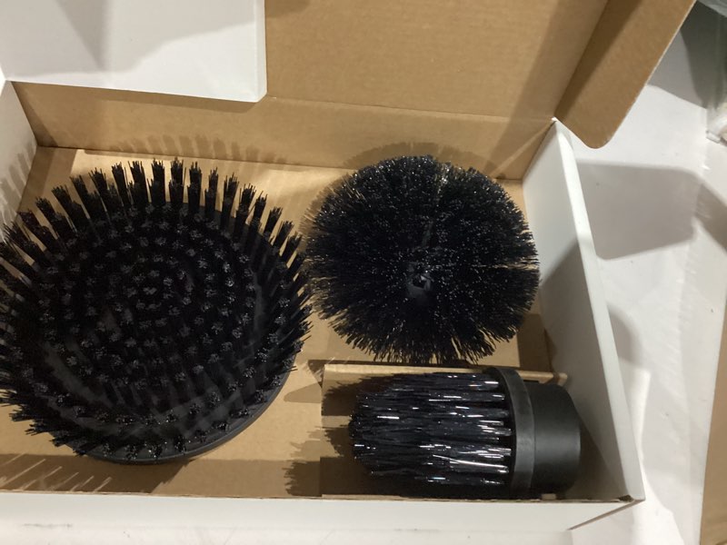 Condition photo showing Good Condition for hoto 3 pcs replacement brush heads for cordless spin scrubber, suitable for hoto electric scrubber only, power cleaning brushes for bathroom floor tile